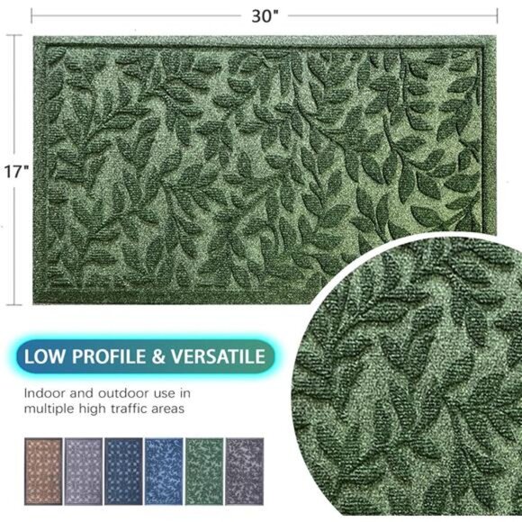 Outdoor Indoor Entrance Doormats,Durable Heavy Duty Welcome Mat,Thick Absorbent - Picture 3 of 7